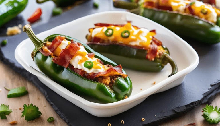 Stuffed Jalapeno Peppers