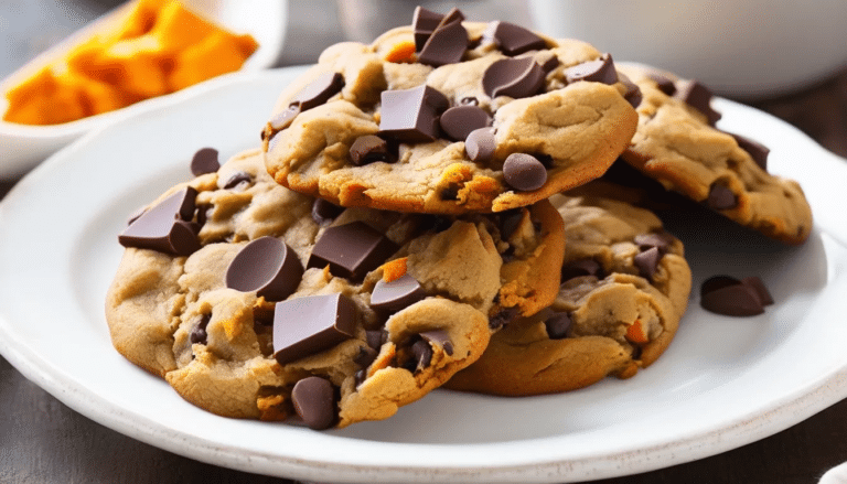 Sweet Potato Chocolate Chip Cookies